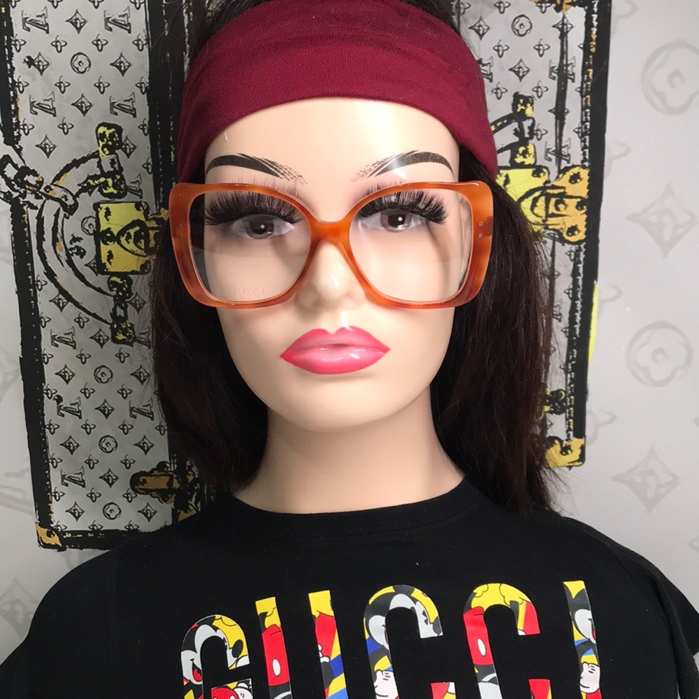 Luxury New Authentic Gucci GG0473O 003 Eyeglasses - Picture 4 of 14
